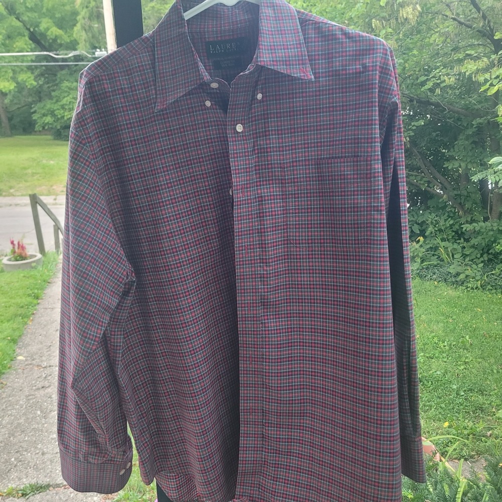 Lauren Ralph Lauren Men's Classic Fitt Long Sleeve Button Down Shirt Size XL